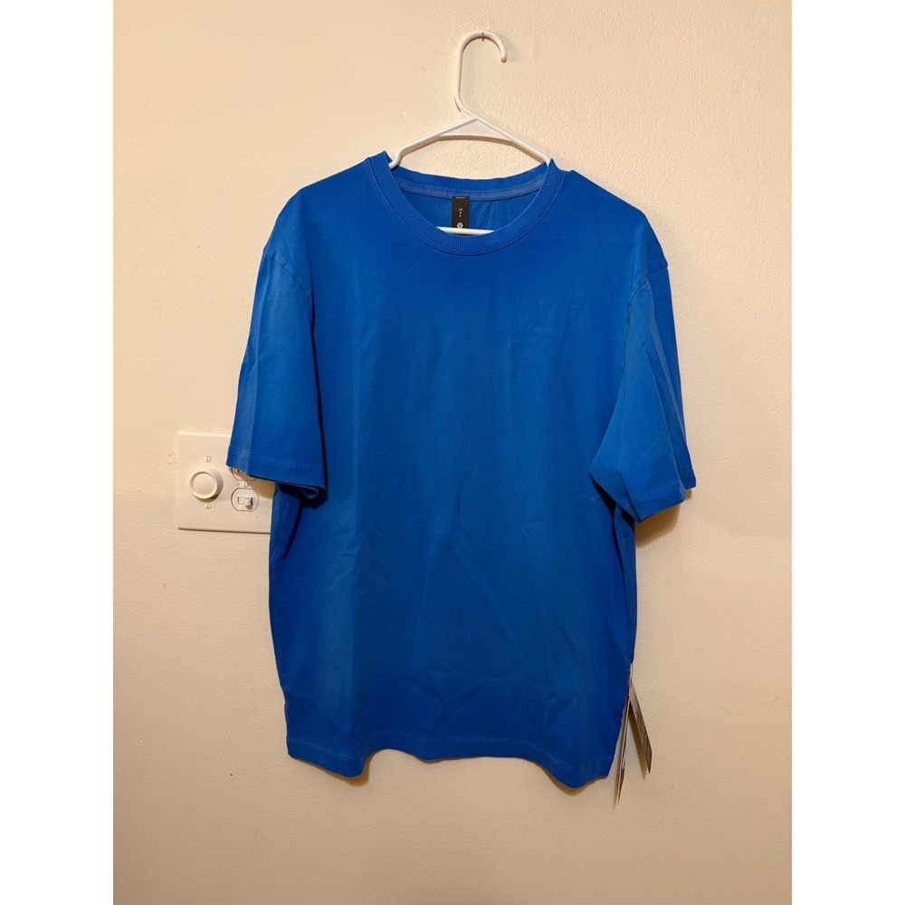 Lululemon Heavyweight Cotton Jersey T-Shirt Size S Fade Dye Cornflower NWT